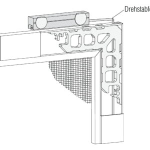Drehstabfeder für Drehtüre